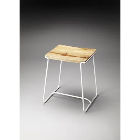 Parrish Wood & Metal Stool